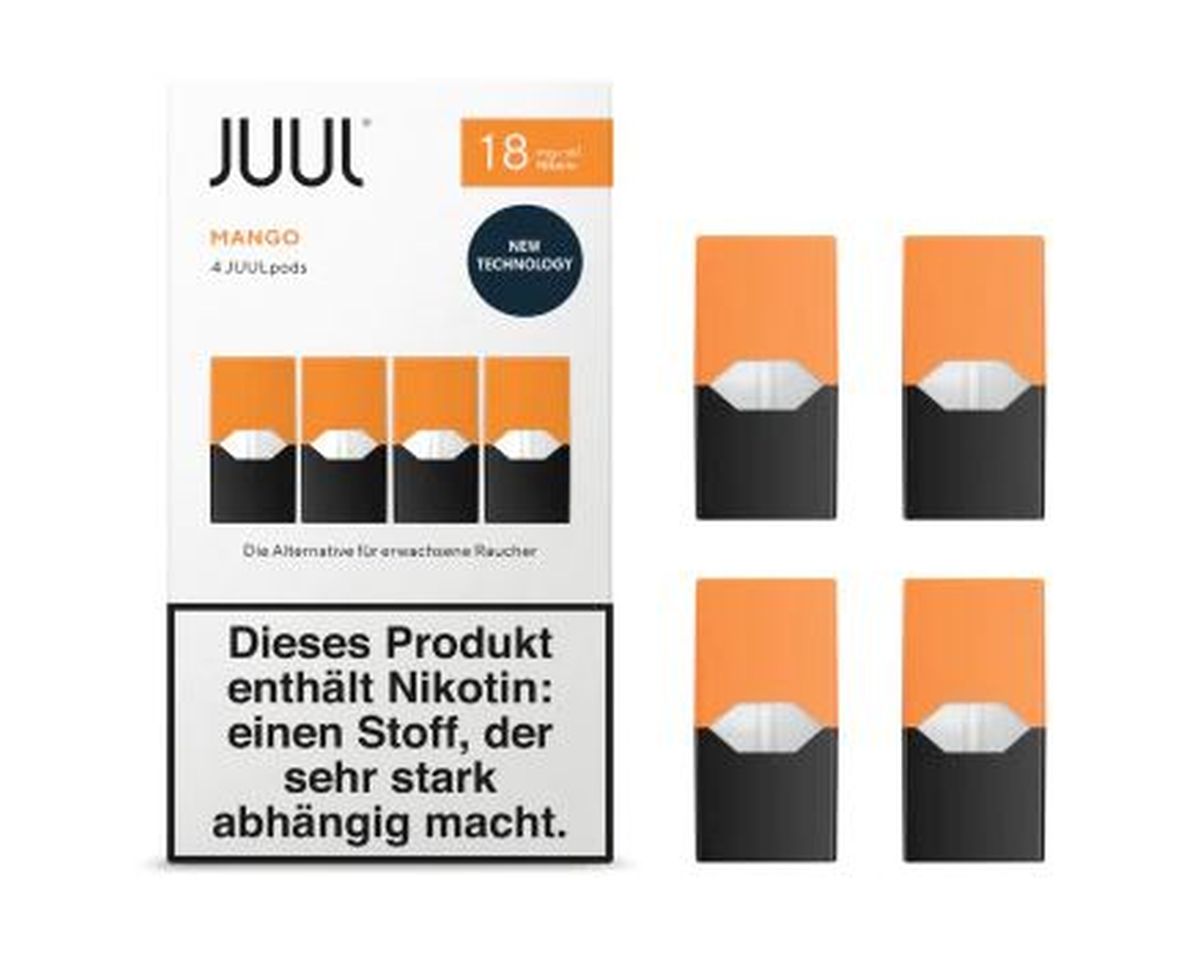 Juul Mango Liquid Pod 18mg Nikotin 0 7ml Ebay